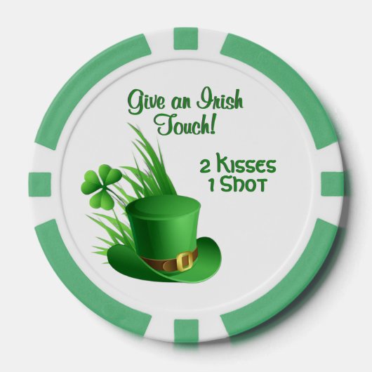 Lot De Jeton De Poker Amusements de la Saint-Patrick Jeux ou simplement (Recto)