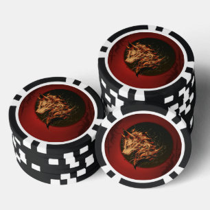 Lot De Jeton De Poker animal imaginaire mythique
