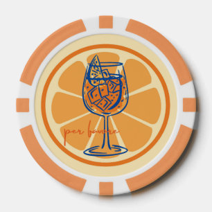 Lot De Jeton De Poker Aperol S'il Vous Plaît