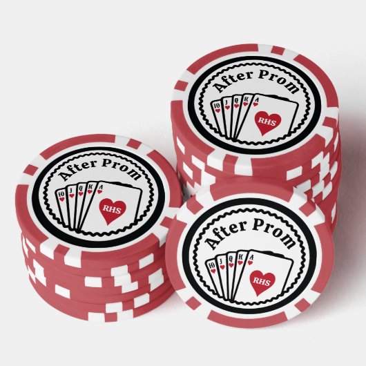 Lot De Jeton De Poker Après Prom Custom Poker Chips (Empiler)