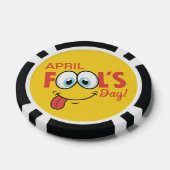 Lot De Jeton De Poker April Fool's Day Happy Funny Face | Vacances (Simple)