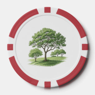 Lot De Jeton De Poker Arbres