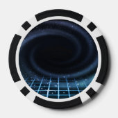 Lot De Jeton De Poker Arrière - plan Sci-Fi intergalactique (Verso)
