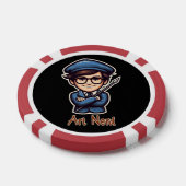 Lot De Jeton De Poker Art Nerd (Simple)