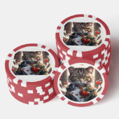 Lot De Jeton De Poker As des Coeurs Chat (Empiler)
