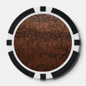 Lot De Jeton De Poker Aspect cuir (Recto)