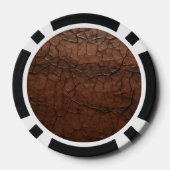 Lot De Jeton De Poker Aspect cuir (Verso)