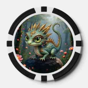Lot De Jeton De Poker Auren – Petit dragon de la forêt émeraude