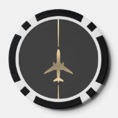 Lot De Jeton De Poker Aviation minimale (Verso)