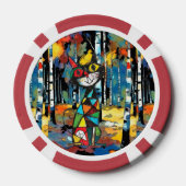 Lot De Jeton De Poker Avoir Un Chip De Poker Abstrait Kinda Day (Verso)