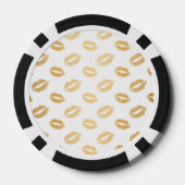 Lot De Jeton De Poker Baisers Brillants (Verso)