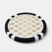 Lot De Jeton De Poker Baisers Brillants (Simple)