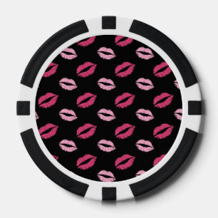 Lot De Jeton De Poker Baisers Roses