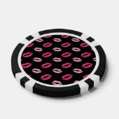 Lot De Jeton De Poker Baisers Roses (Simple)