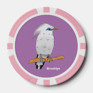 Lot De Jeton De Poker Bali Mina tropical oiseau exotique