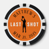 Lot De Jeton De Poker Basketball Bachelor Party Last Shot (Recto)