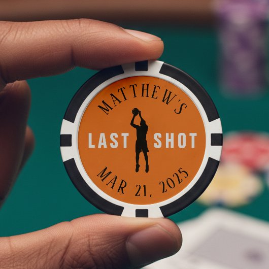 Lot De Jeton De Poker Basketball Bachelor Party Last Shot