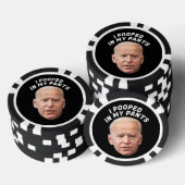 Lot De Jeton De Poker BIDEN FUNNY POOP Chip (Empiler)