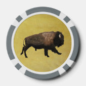 Lot De Jeton De Poker Bison galopant (Verso)