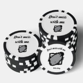 Lot De Jeton De Poker Bold “Don’t Mess With Me” Poker Chip (Empiler)