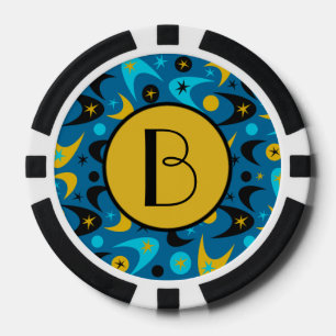 Lot De Jeton De Poker Boomerangs Rétro