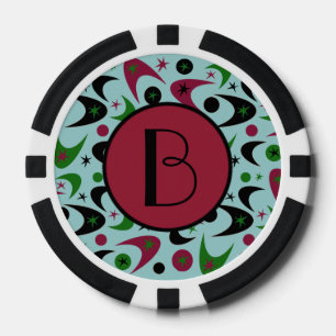 Lot De Jeton De Poker Boomerangs & Starbursts