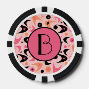 Lot De Jeton De Poker Boomerangs & Starbursts