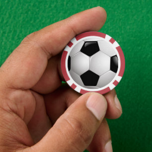 Lot De Jeton De Poker Boule de football