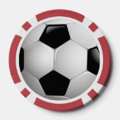 Lot De Jeton De Poker Boule de football (Verso)