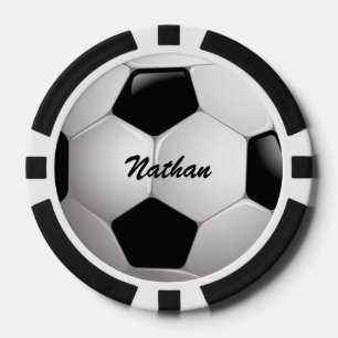 Lot De Jeton De Poker Boule de football personnalisable