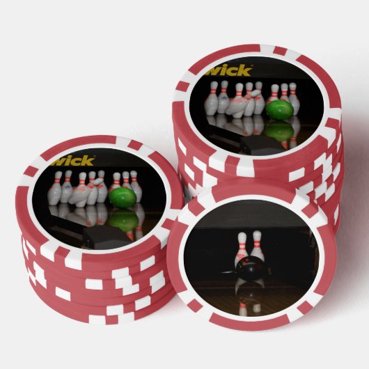 Lot De Jeton De Poker Bowling (Empiler)
