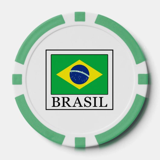 Lot De Jeton De Poker Brasil (Recto)
