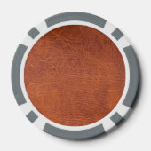 Lot De Jeton De Poker Brown leather (Verso)