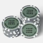 Lot De Jeton De Poker Business Logo and Text Simple Professional (Empiler)