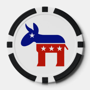Lot De Jeton De Poker Cadeaux Démocrates Donkey