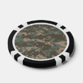 Lot De Jeton De Poker Camoflage ACU de l'armée (Simple)