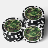 Lot De Jeton De Poker Camouflage militaire (Empiler)