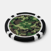 Lot De Jeton De Poker Camouflage militaire (Simple)