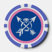 Lot De Jeton De Poker Camp Enterrement de Vie de Jeune Fille (Recto)