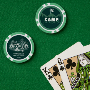 Lot De Jeton De Poker Camp Enterrement de Vie de Jeune Fille