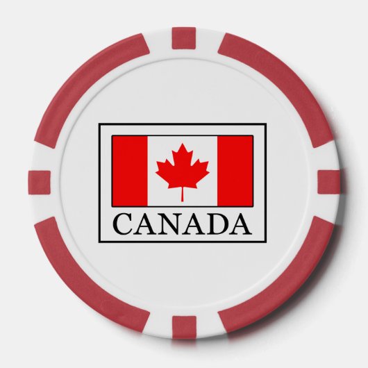 Lot De Jeton De Poker Canada (Recto)