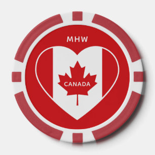 Lot De Jeton De Poker Canada Love Custom monogram puces de poker