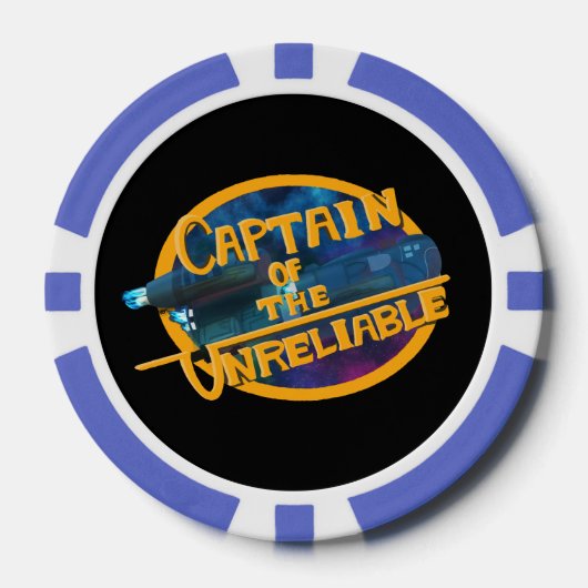 Lot De Jeton De Poker Capitaine de l'Infiable (Recto)