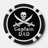 Lot De Jeton De Poker Capitaine Papa - Classique (Verso)
