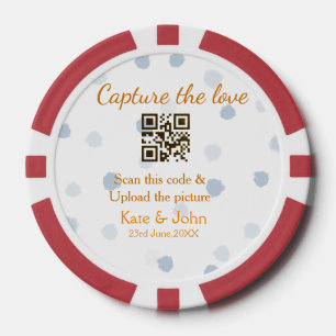 Lot De Jeton De Poker Capturer l'amour ajouter QR numérisation télécharg