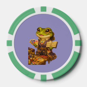 Lot De Jeton De Poker Caractère de grenouille créatrice de royaume