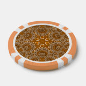 Lot De Jeton De Poker Caramel Fractal Lace  (Simple)