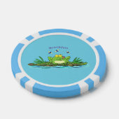 Lot De Jeton De Poker Caricature de grenouille vert mignon (Simple)