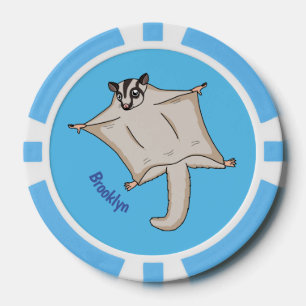 Lot De Jeton De Poker Caricature de planeur de sucre volant mignon