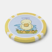 Lot De Jeton De Poker Caricature jaune mignon pour canard bébé (Simple)